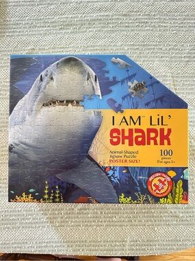 NEW Sealed Madd Capp I AM Lil Shark 100 Piece Shaped Kids Puzzle